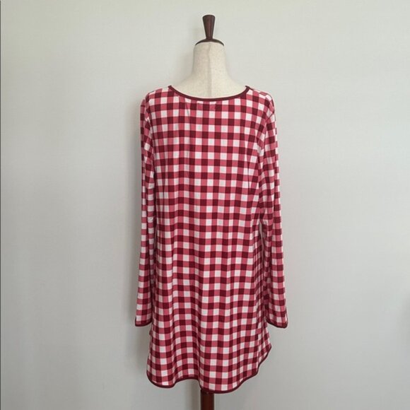 Sweet Honey‎ Women's Buffalo Check Plaid Night Gown Size XXL NWT - Picture 3 of 4